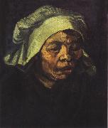 Vincent Van Gogh Head of a Peasant Woman with White Cap (nn04) Sweden oil painting artist